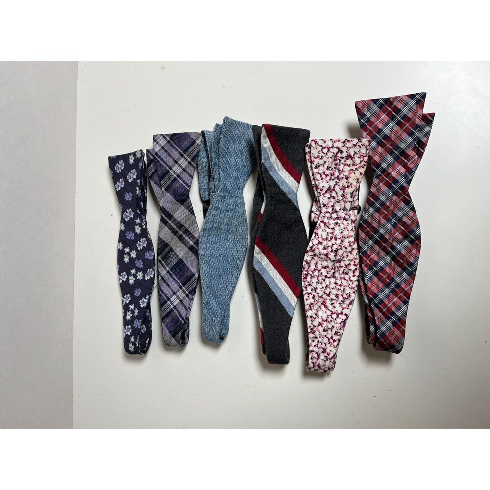 Set of 6 Adjustable Penguin Bow Ties